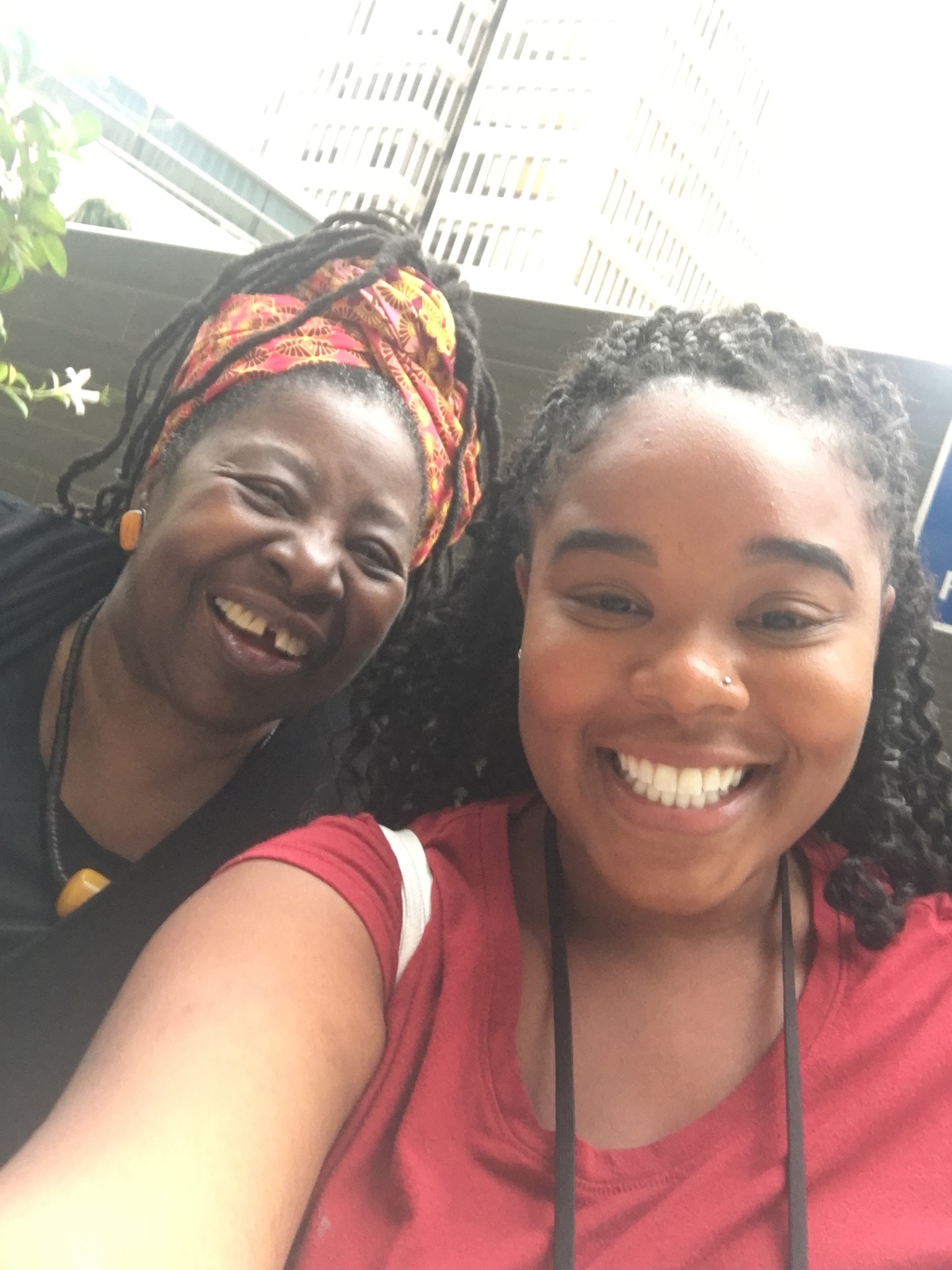 LaKia with SisterSong founder Loretta Ross